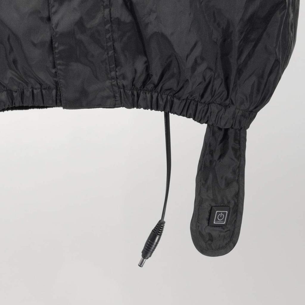 KOMINE Motorcycle 12V Electric Warm System Inner Size Jacket, M, Black, 08-112 EK-112