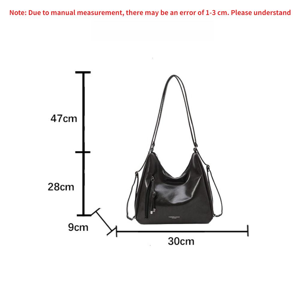 Retro Casual Single Shoulder Bag Spring New Style Large Capacity Women's Tote Bag Fashionable Minimalist Double Shoulder Bag