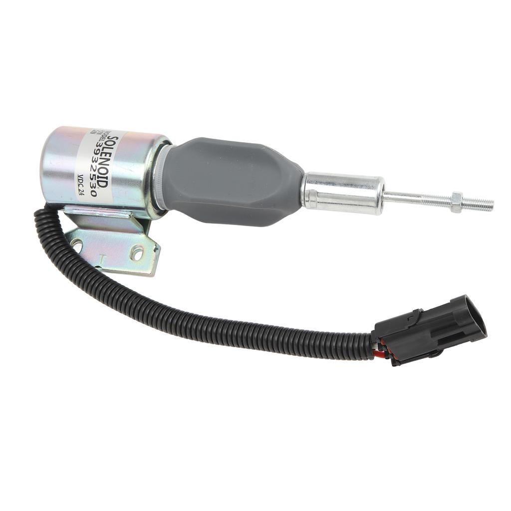 24V Engine Diesel Shut Off Solenoid 3932530 Fuel Shutdown Flameout Solenoid Replacement for Cummins