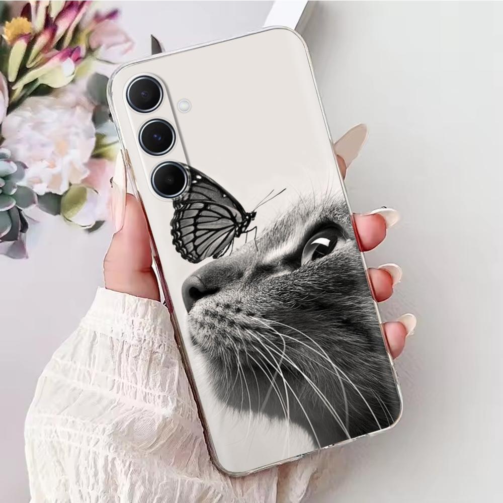 Für Samsung Galaxy A24 4G Hülle Cartoon Weiche Silikon Handyhülle Für Samsung A24 SM-A245F A 24 Rückabdeckung Transparent Fundas Coque