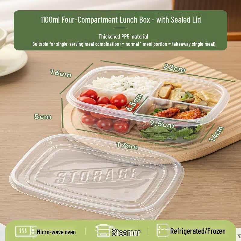 Food-Grade Disposable Meal Prep Containers