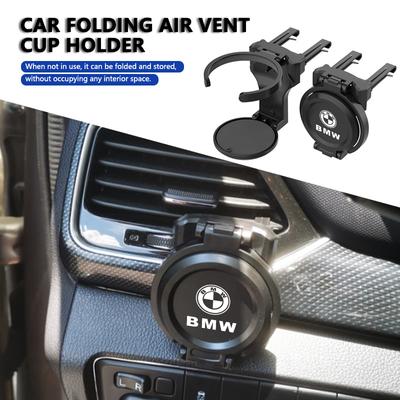 Car Cup Holder Foldable Air Outlet Beverage Ashtray Fixed Bracket For M Sport M2 M3 M4 M5 M6 E46 E90 E60 F10 F20 E87 X3 X6
