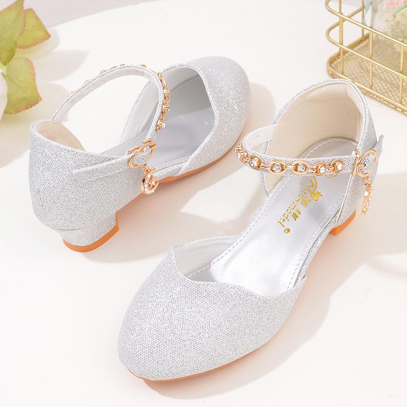 2025 Versatile Princess Shoes for Girls - Round Toe, Chunky Heel, High Heel, Available In Women's Sizes, Perfect for Performances