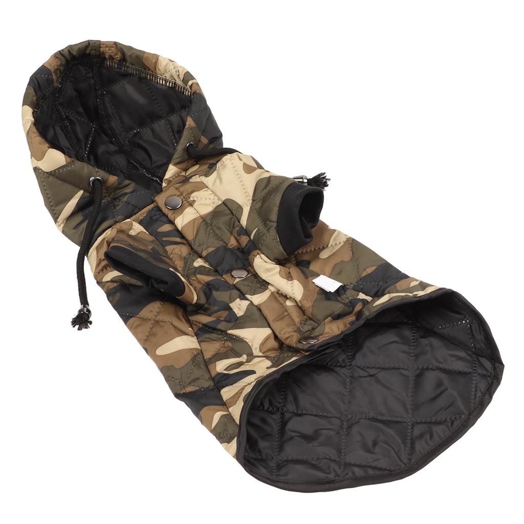 Dog Warm Coat 2 Legged Soft Skin Friendly Hooded Puppy Jacket Clothes for Autumn Winter