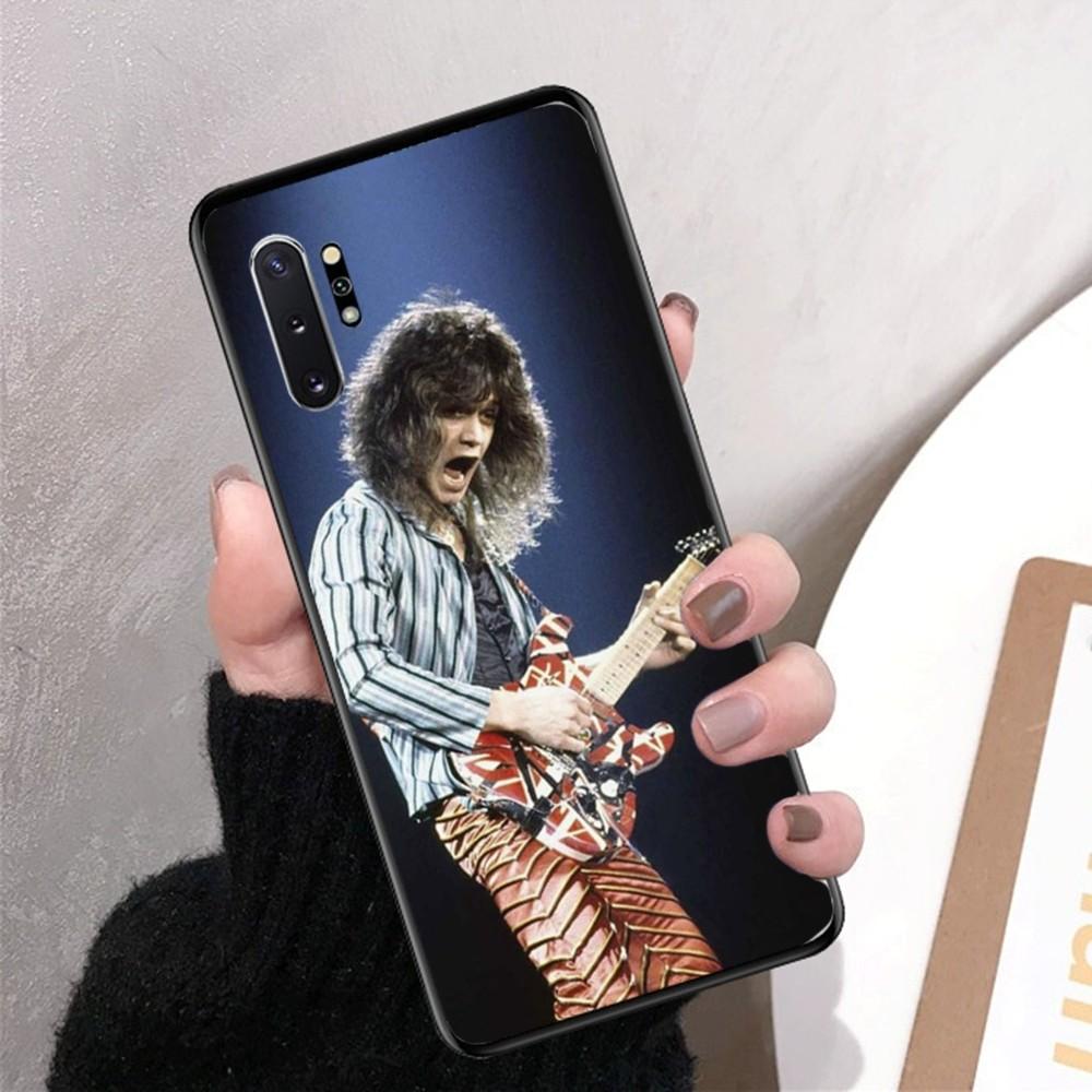 E-Eddie V-Van-Halen Music Guitar Phone Case For Samsung Note 8 9 10 20 Pro Plus Lite M 10 11 20 30 21 31 51 A 21 22 42 02 03