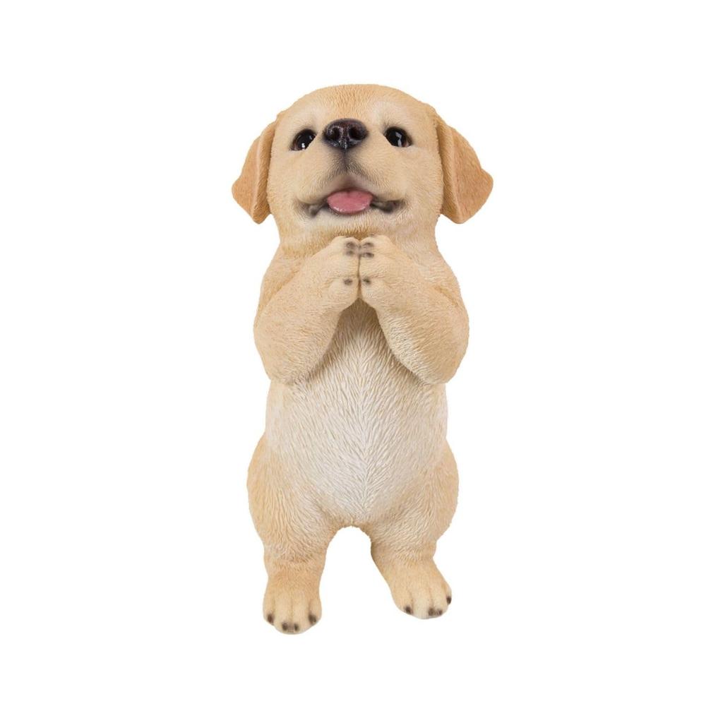 Woobia Begging Labrador Retriever 12.5 X 10 X 21.4 Cm Doll Figurine Ornament Animal Garden Decoration Dog H16741-5