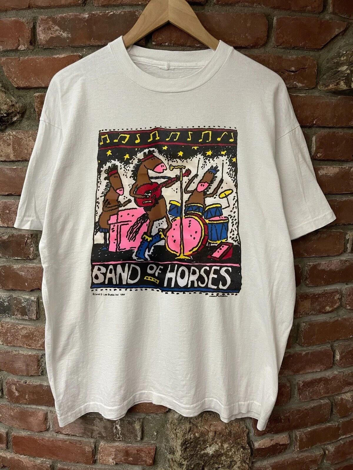 Band of Horses Band LIVE IN CONCERT White S to 5XL Concert Shirt SG486 S разноцветный