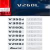 3D NACHT EDITION Emblem für Mercedes Benz V-Klasse W447 V260L V200d V220d V250d V300d V350d Kotflügel & Kofferraum Logo Aufkleber ZO7