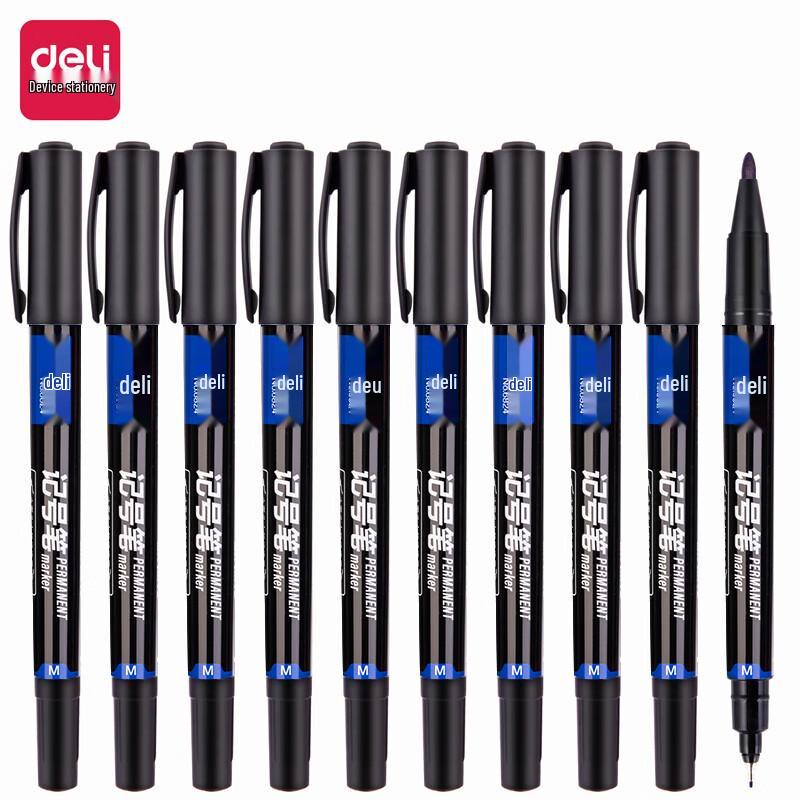 Deli Sida 6824 Double-Ended Marker Pen