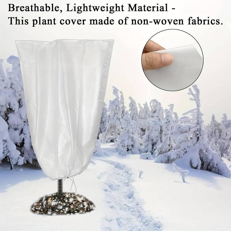 Non-woven Plant Protective Cover Coldproof Plant Protection Bag Plant Frost Prevention Bag Winter Plant Cover Gardening Supplies
