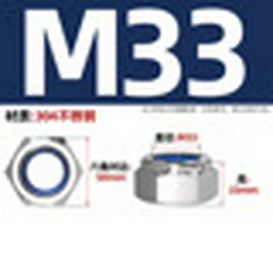 304 Stainless Steel Nylon-Insert Lock Nut DIN985
