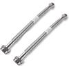 2 Pack Heavy Duty Durable Stainless Steel Corrugated Water Flex Connector with Extra Thick Washers for Water Heater and Water Softener (18x1 FIP)