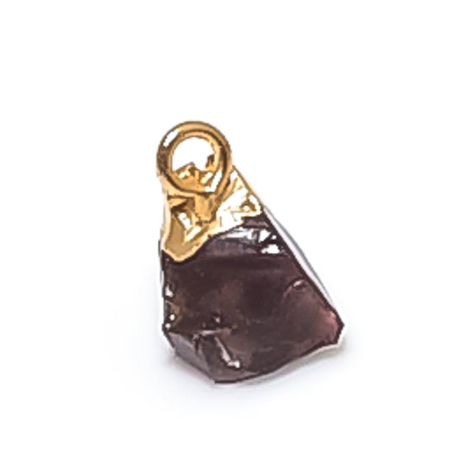 Pink Tourmaline Rough Gemstone 925 Sterling Silver Jewelry Pendant 0.59"