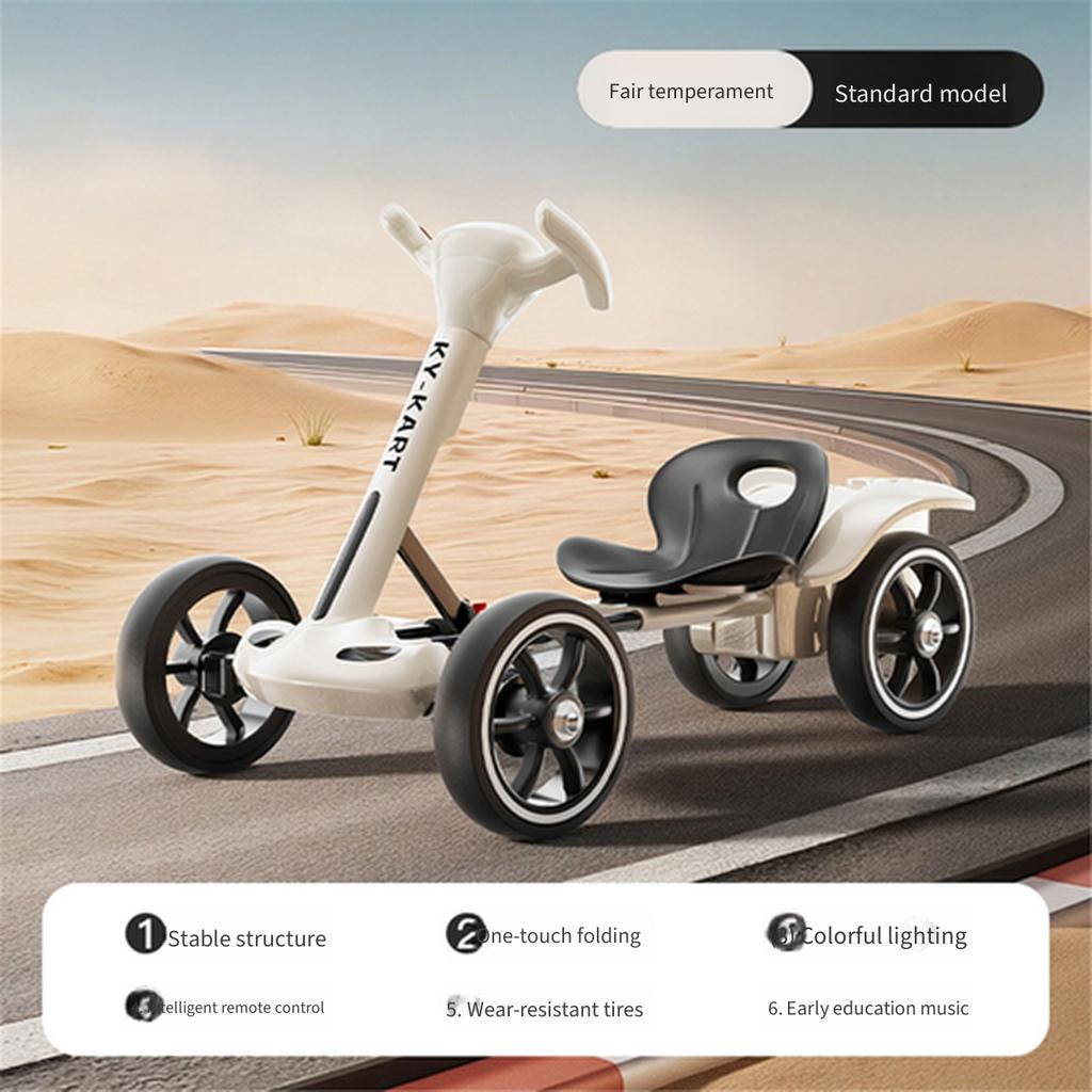 Kids Ride-on Electric Car, Remote Control Toy Vehicle, Boys Girls Toddler 3/4 Wheel Battery Powered Car