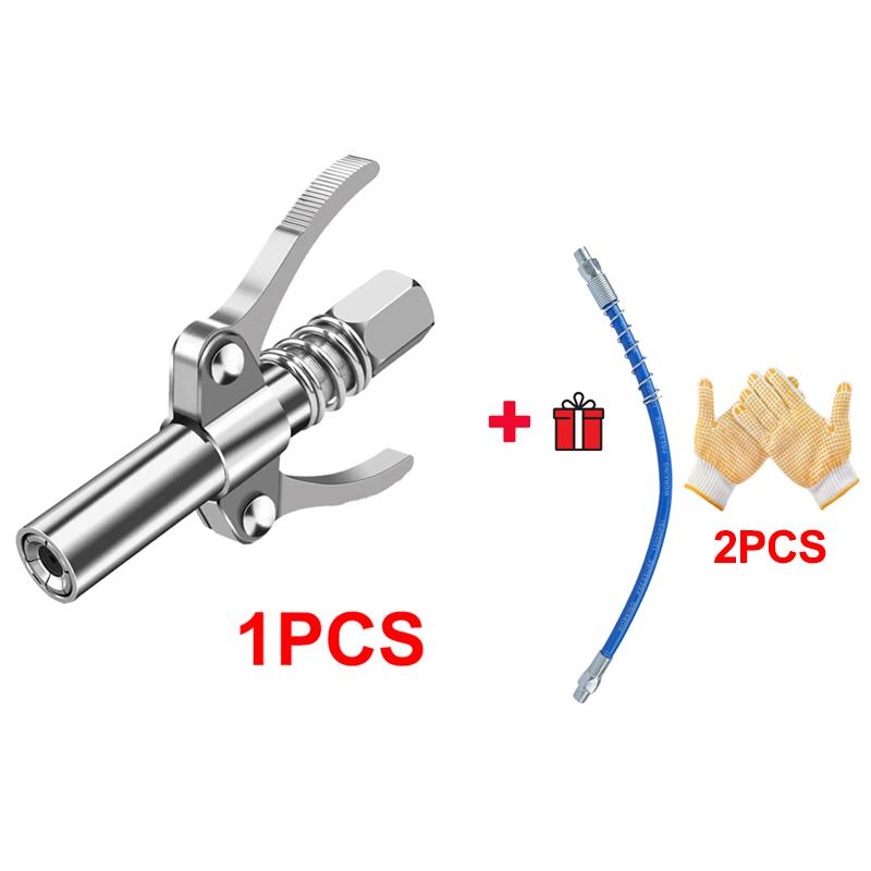 10000PSI High Pressure Grease Coupler Nozzle Hose Pump Syringe Grease Gun NPT1/8 Adapter Brake Oil Change Tools Car Accessories