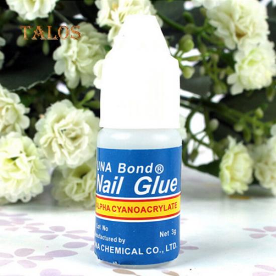 5 Pcs Pro DIY Adhesive Transparent Nail Glue Acrylic Tips Manicure Decor Tool