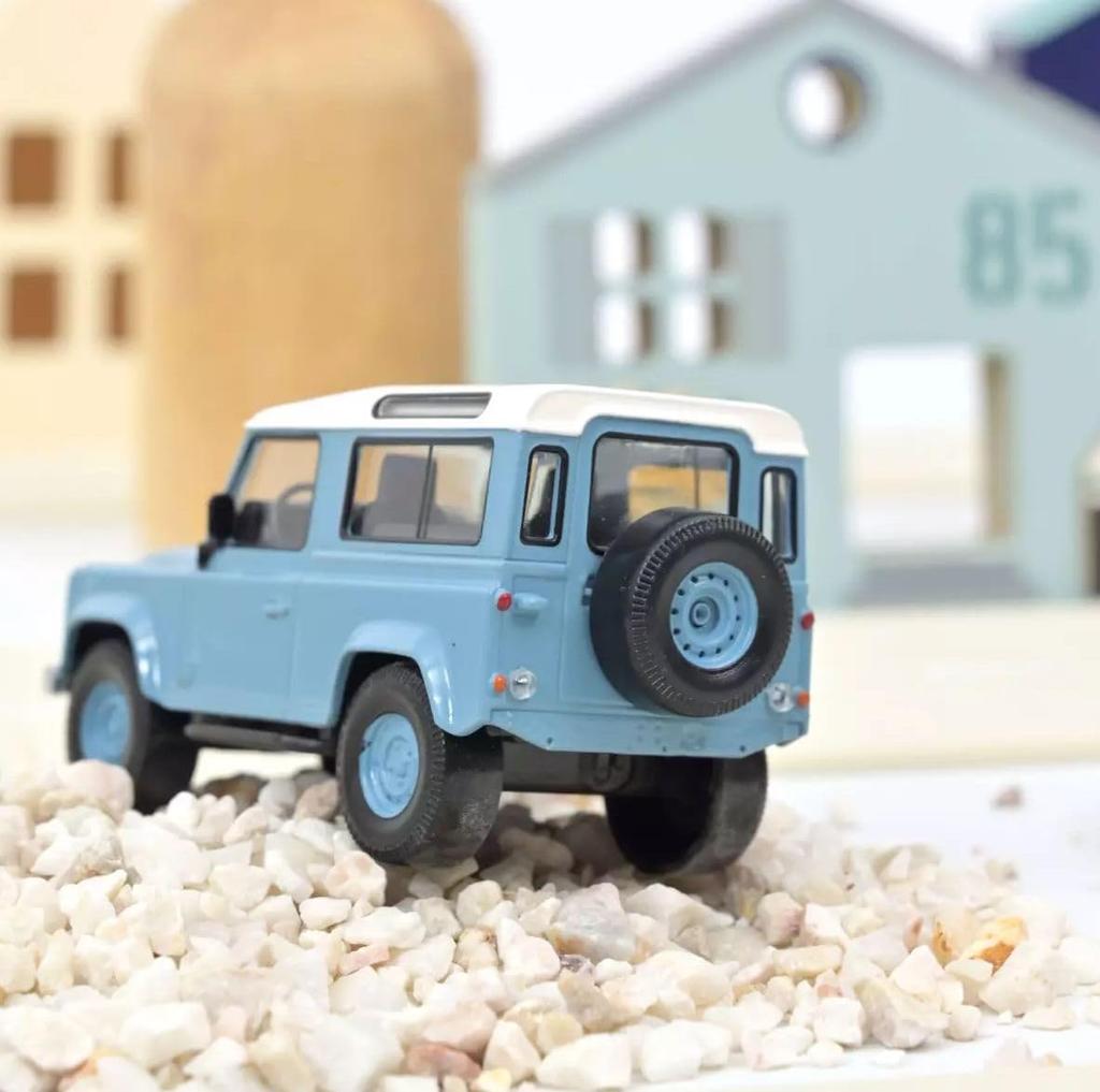 Norev Scale Land Rover Defender Jet Car Blue 1/43 (1995)