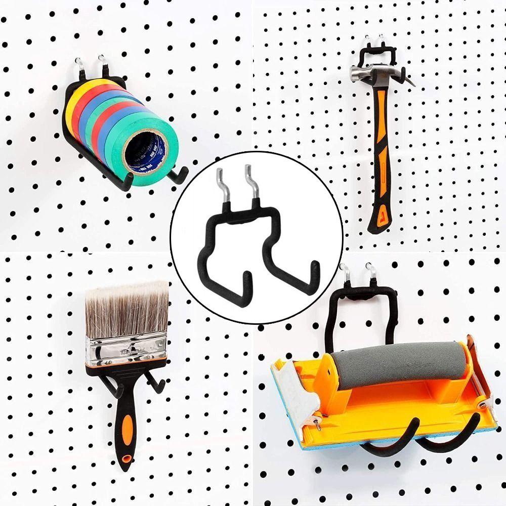 

Multifunctional Pegboard Hooks Grid Wall Home Storage Hooks Organizing Tool Hooks Shelf Panel