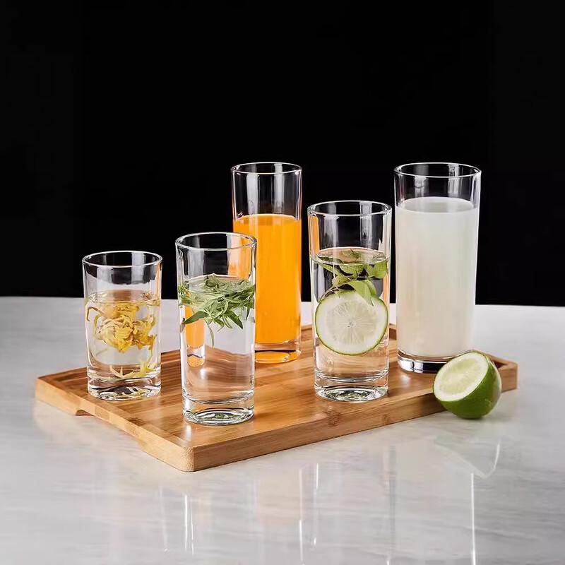 Vasos Gruesos de Vidrio para Beber Zhi Shi (Conjunto de 6)