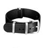 High-End NATO One-Piece Nylon Watch Strap - Canvas Woven, Sizes 18/20/22/24.