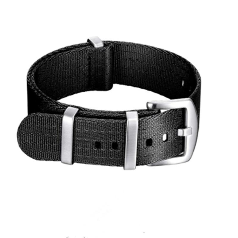 High-End NATO One-Piece Nylon Watch Strap - Canvas Woven, Sizes 18/20/22/24.