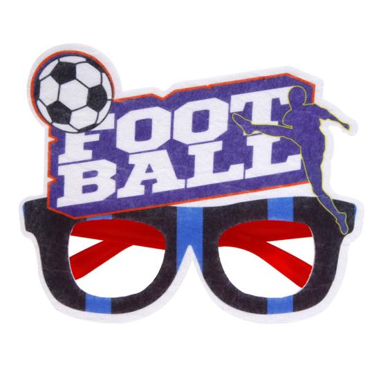 Voetbalfan Brillen Voetbalwedstrijd Voetbal Brillen Fotohokje Props Feest Brillen voor Voetbal Thema Verjaardagen Sportfeesten
