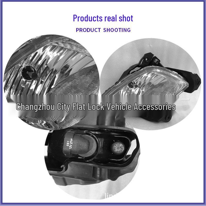 Compatible with 2010-2013 Hyundai Verna Models: Front Fog & Bumper Lights (Left & Right)