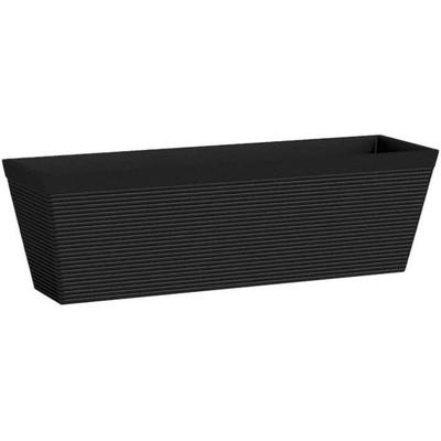 Planter - GARDEN ID - Green Care Impact Black-Anth - 50 X 16 X 16 Cm - 10-year Warranty - 100% Recycled - UV/frost Resistant
