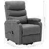 VidaXL Fauteuil inclinable Gris clair Tissu 321236