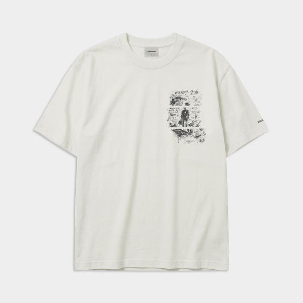 Weekhour GraffiTi ArT T shirT Ivory