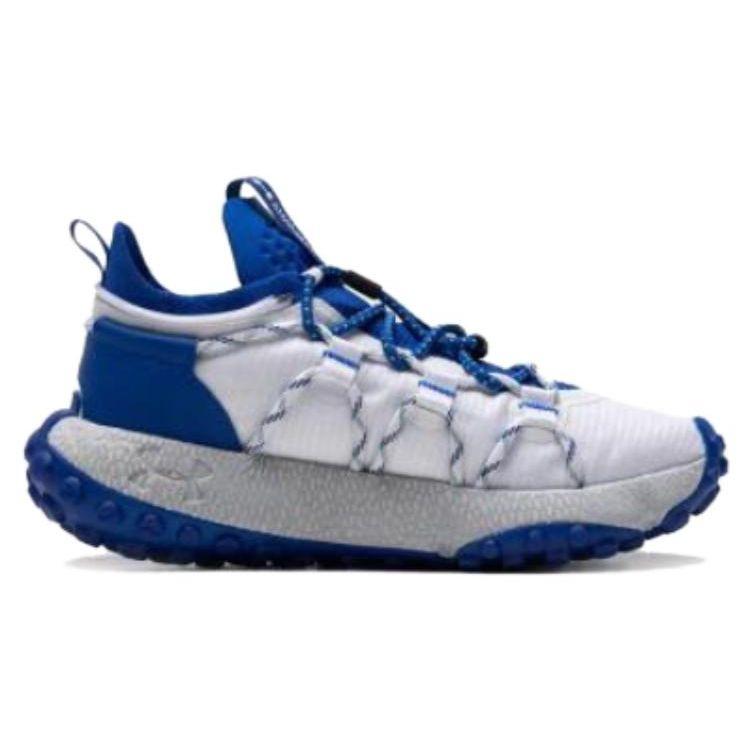 Under Armour Summit UA HOVR Summit FT Cuff Comfortable Durable Breathable Lightweight Mid-Top Casual Shoes Unisex Sneaker White Blue 3022945-105
