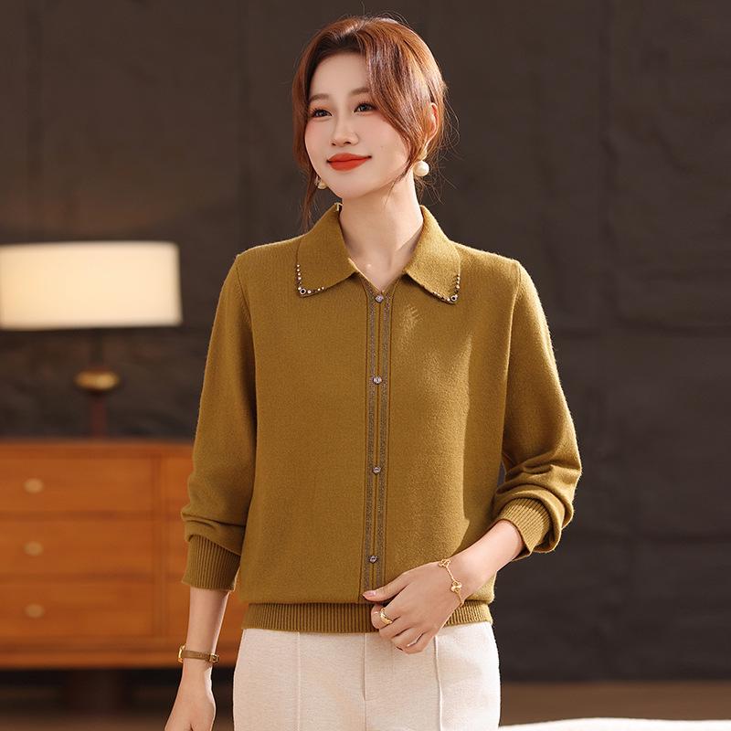 Stylish Doll Collar Sweater: Age-Defying, Light Luxury Lapel Top for Women (2026 Edition)