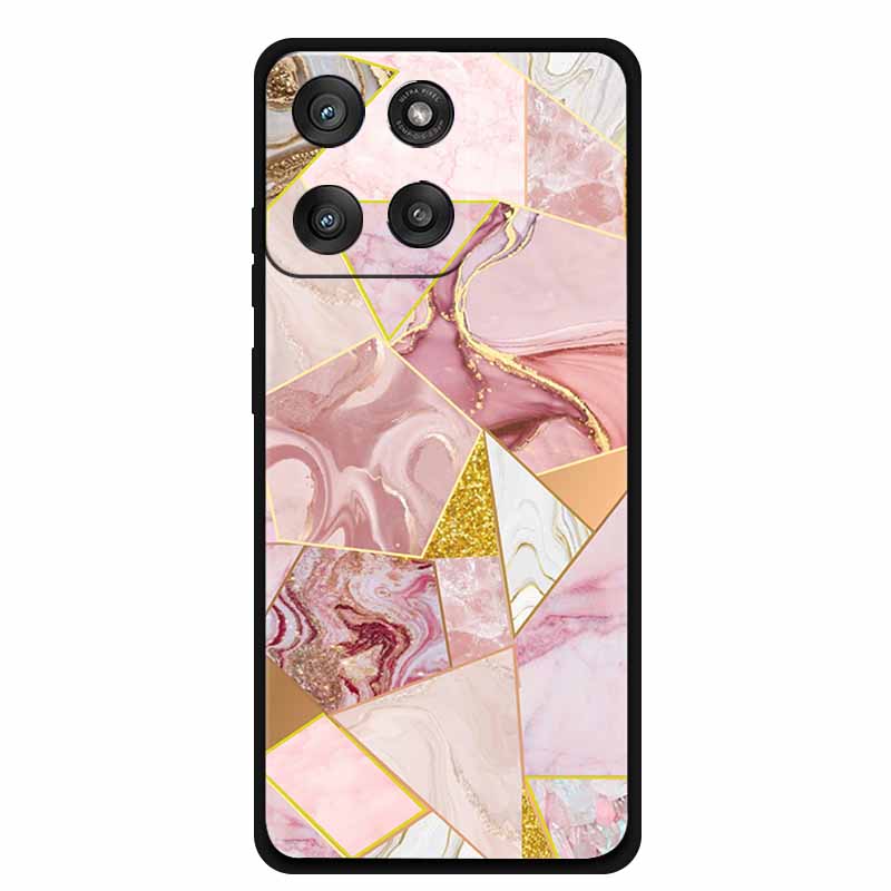 For Motorola Edge 60 Stylus Case Marble Painted Silicone Back Cover Case for Edge 60 Stylus Case Back Coque Edge 60 Stylus Cases