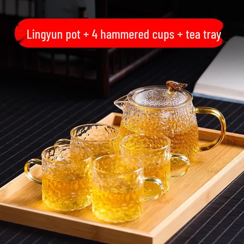 Japanese Style Glass Teapot with Tea Infuser (300-400ml)