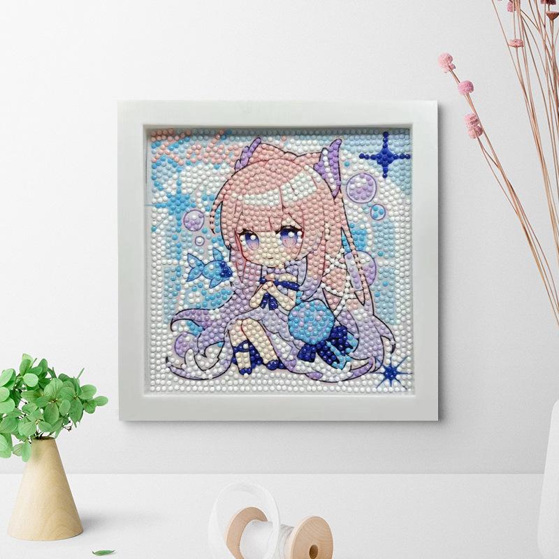 Free Shipping/Cartoon Diamond Painting Children'S Gift Handmade Cross Stitch Framed Diy Bedroom Sticker