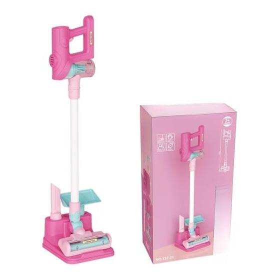 Housekeeping Goods for Play House, Kids Cleaning Set, Vacuum Cleaner, Children s Vacuum Cleaner Set, Cordless Vacuum Cleaner, Interactive Puzzle