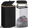 Foldable Laundry Basket with Inner Bag - Bathroom & Bedroom Storage, Oxford Cloth Hamper