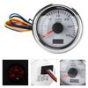 52mm Wijzer Toerenteller Meter Rode Achtergrond Universeel voor Motorfiets Vrachtwagen Boot Benzine Motor 9‑30V