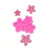 3pcs Flower-Shaped Silicone Molds for Baking And Crafting - Includes Cherry Blossom, Plum Blossom, And Sunflower Designs