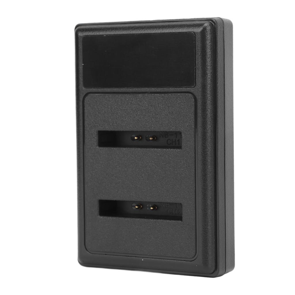 Camera Battery Charger 2 Slots Type C Port LCD Display Multiple Security Prevention Camera Battery