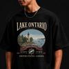 Lake Ontario Shirt, Vintage Great Lakes Tee, Lighthouse Lake Life T-Shirt, Retro Outdoor Adventure Shirt, Lake Lover Gift