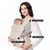 1 Stück Babytrage, Multifunktionale 4-in-1 Hüftsitz-Trage, Verstellbare Komfortable Vorder- und Rückgurte, Tragbar und Geeignet für Alle Jahreszeiten