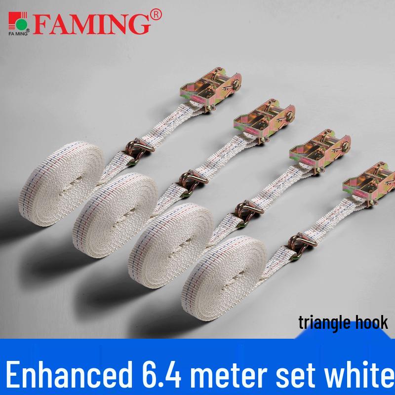 25mm Polyester Self-Driving Off-Road Luggage Ratchet Tie-Down Straps