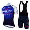 Cycling Jersey Set Men's QUICK STEP Cycling Set Summer Outdoor Sport Bicycle Wear Clothing Breathable Bike Clothes MTB Cycling
