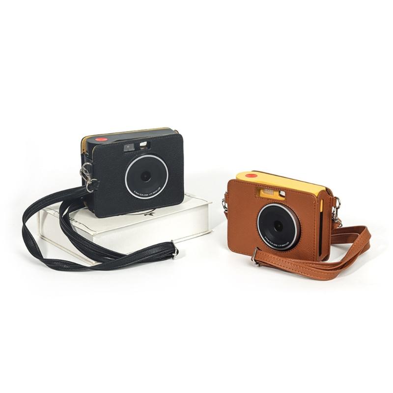 Protective Camera Case for MS300 Print Camera Ergonomic Shoulder Strap Easy Carry Waterproof