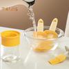 Household Oil Pot Easy Dipping Applying Grease Convenient Cleaning Useful Integrated Design Oil Pot Kitchen Supplies