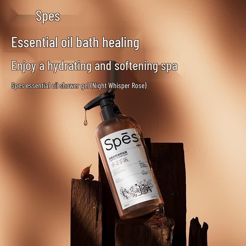 Spes Essential Oil Shower Gel (Night Whisper Rose) 500ml