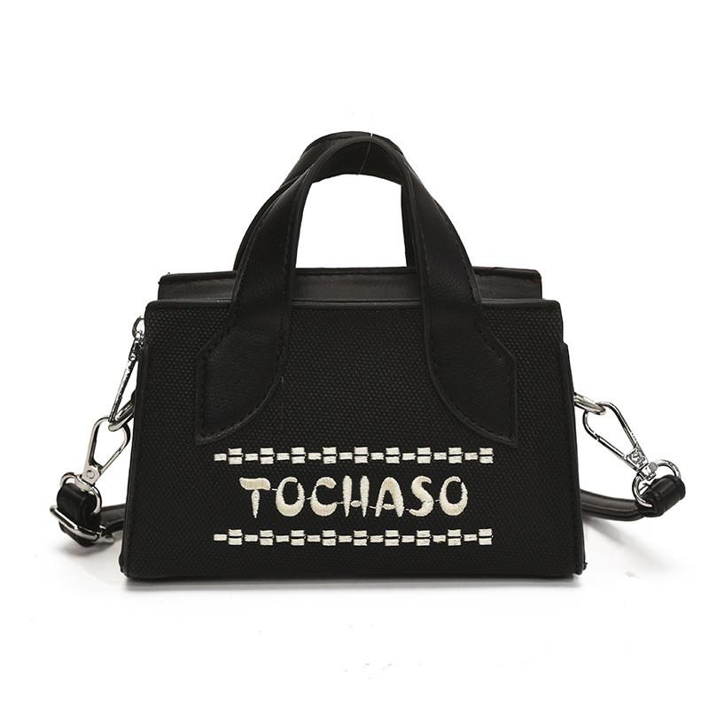 

Childrens Shoulder Bag With Color Block Letter Pattern For Daily Use чёрный