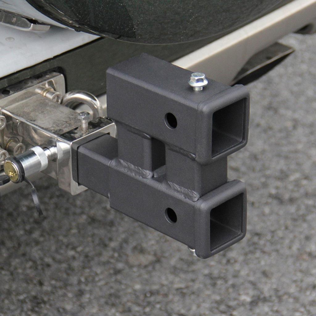 Two Position Hitch Extension Adapter Professional Mounting Hardware Easy Using Portable