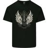 Gitarrenflügel Rock n Roll Musik Heavy Metal Herren Baumwoll T-Shirt Top